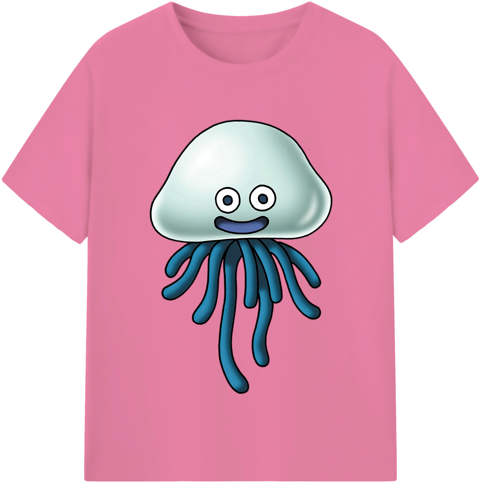 （画像用） ドラゴンクエスト Doragon Kuesuto Dragon Quest 綿100％半袖Tシャツ（フロントプリント）